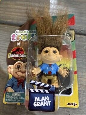 Good Luck Trolls Jurassic Park ALAN GRANT Icon Troll Doll Ages 5+ NEW 2025